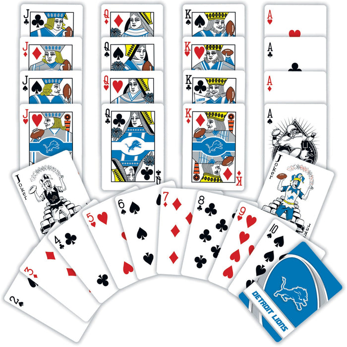 Detroit Lions Playing Cards - 54 Card Deck - Just $6.99! Shop now at Retro Gaming of Denver