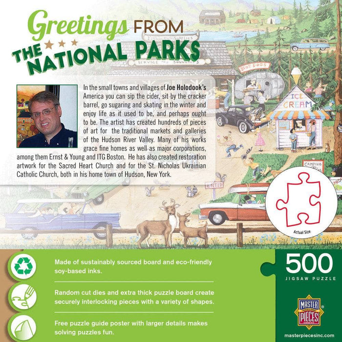 Greetings From The National Parks - 500 Piece Jigsaw Puzzle - for just $14.99! 