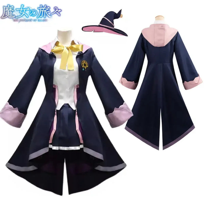 The Journey of Elaina Cosplay Costume - Witch Hat, Wig, Party Dress - for just $56.95! 
