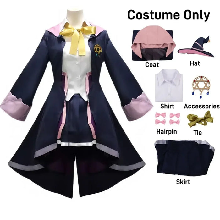 The Journey of Elaina Cosplay Costume - Witch Hat, Wig, Party Dress - for just $56.95! 