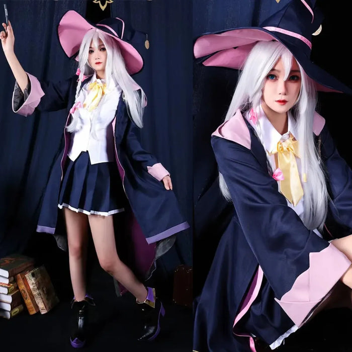 The Journey of Elaina Cosplay Costume - Witch Hat, Wig, Party Dress - for just $53.95! 
