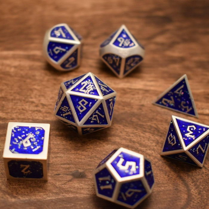 Elder Runes Heart Of The Frost Wyrm Metal Dice Set - Just $39.99! Shop now at Retro Gaming of Denver