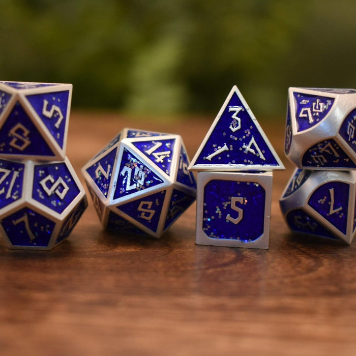 Elder Runes Heart Of The Frost Wyrm Metal Dice Set - Just $39.99! Shop now at Retro Gaming of Denver