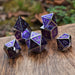 Elder Runes Purple And Silver Metal Dice Set - Just $39.99! Shop now at Retro Gaming of Denver