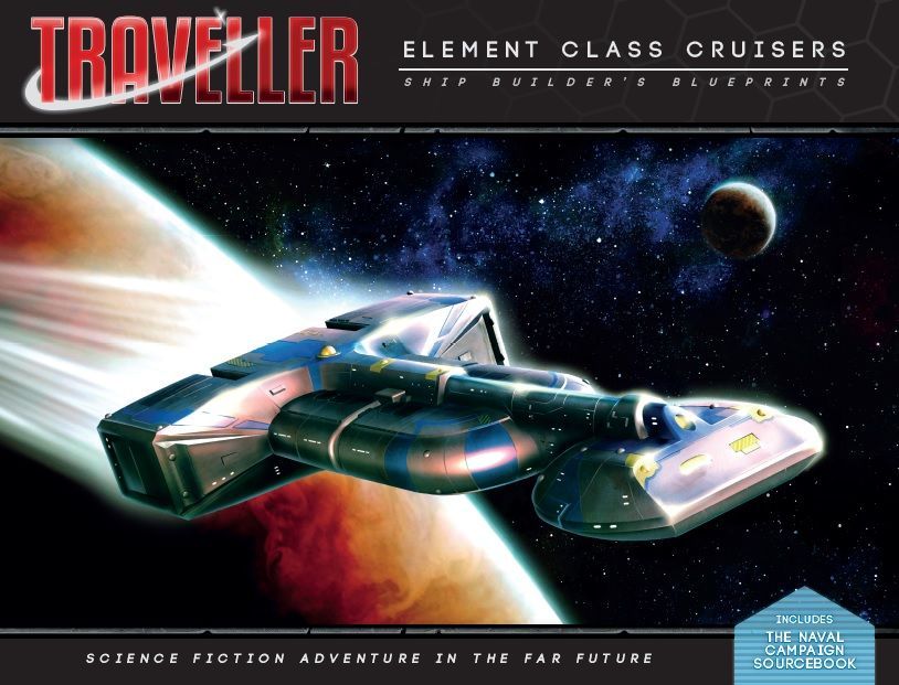 Traveller RPG: Element Class Cruisers - Shipbuilder's Blueprints - for just $69.99! 