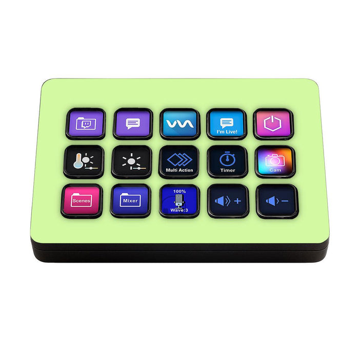 Elgato Stream Deck MK.2 Green Glow Skin - for just $16! 