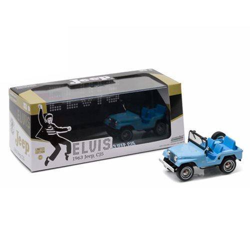 Elvis Presley CJ-5 Sierra Blue Jeep 1:43 Scale Die-Cast Metal Vehicle - Just $16.76! Shop now at Retro Gaming of Denver