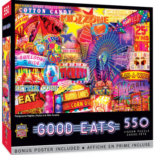 Good Eats - Fairground Nights 550 Piece Jigsaw Puzzle - Just $14.99! Shop now at Retro Gaming of Denver