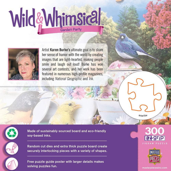 Wild & Whimsical - Garden Party 300 Piece EZ Grip Jigsaw Puzzle - for just $14.99! 