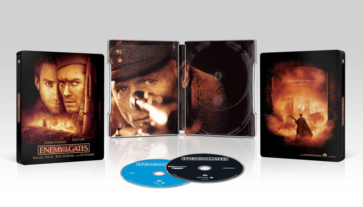 Enemy at the Gates - Limited Edition Steelbook (4K Ultra HD + Blu-ray + Digital) - for just $37.99! 