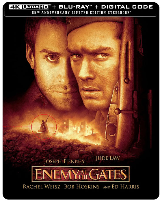 Enemy at the Gates - Limited Edition Steelbook (4K Ultra HD + Blu-ray + Digital) - for just $37.99! 