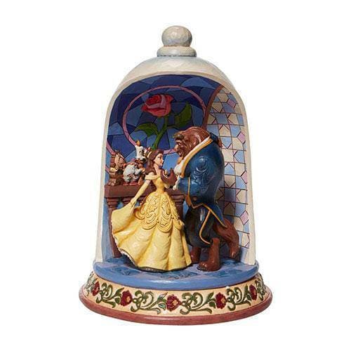 Enesco Disney Traditions Beauty and the Beast Rose Dome "Enchanted Love" by Jim Shore Statue - Just $130! Shop now at Retro Gaming of Denver