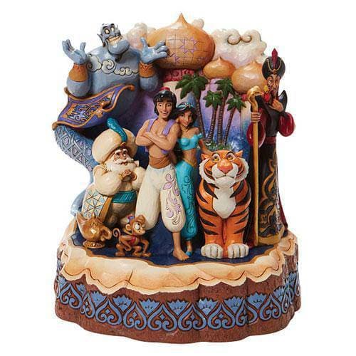 Enesco Disney Traditions Carved by Heart Aladdin "A Wondrous Place” by Jim Shore Statue - Just $120! Shop now at Retro Gaming of Denver