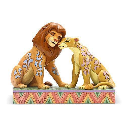 Enesco Disney Traditions The Lion King - Simba and Nala Snuggling Statue by Jim Shore - Just $70! Shop now at Retro Gaming of Denver