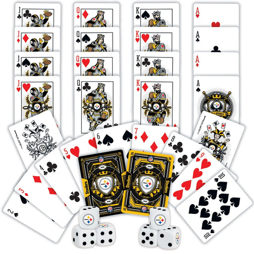 Pittsburgh Steelers - 2-Pack Playing Cards & Dice Set - for just $19.99! 