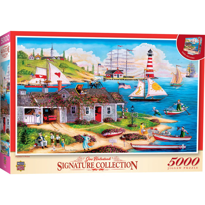 Signature Collection - Painter's Point 5000 Piece Jigsaw Puzzle - Just $59.99! Shop now at Retro Gaming of Denver