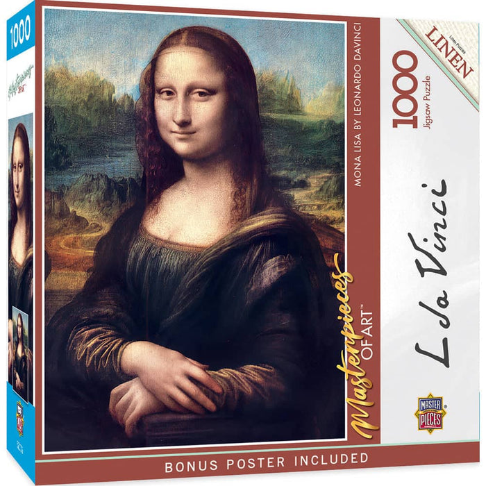 MasterPieces of Art - Mona Lisa 1000 Piece Jigsaw Puzzle - for just $16.99! 