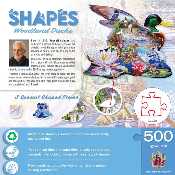 Shapes - Woodland Ducks 500 Piece Jigsaw Puzzle - for just $14.99! 