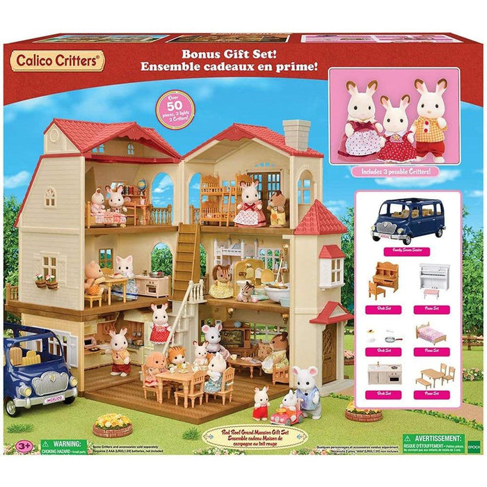 Calico Critters Red Roof Grand Mansion Gift Set - Just $199.99! Shop now at Retro Gaming of Denver