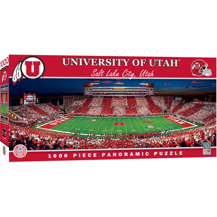 Utah Utes - 1000 Piece Panoramic Jigsaw Puzzle - for just $19.99! 