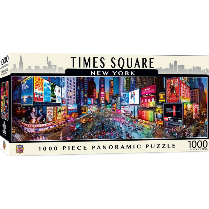 Times Square, New York 1000 Piece Panoramic Jigsaw Puzzle - for just $19.99! 