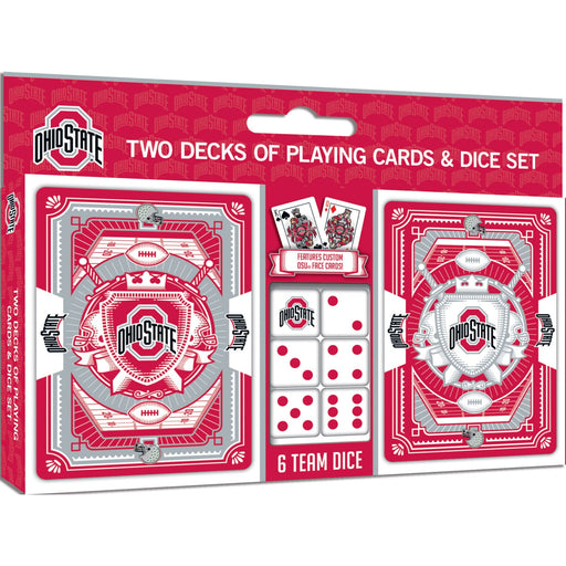 Ohio State Buckeyes - 2-Pack Playing Cards & Dice Set - Just $19.99! Shop now at Retro Gaming of Denver