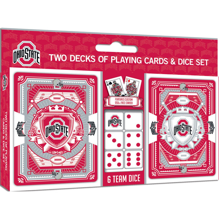 Ohio State Buckeyes - 2-Pack Playing Cards & Dice Set - Just $19.99! Shop now at Retro Gaming of Denver