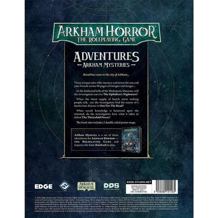 Arkham Horror RPG: Arkham Mysteries - for just $39.99! 