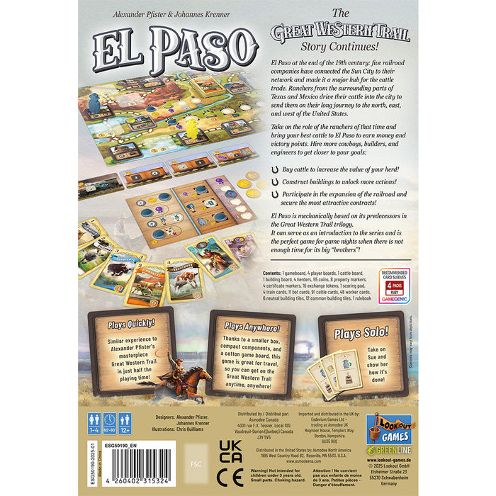 Great Western Trail: El Paso - for just $34.99! 