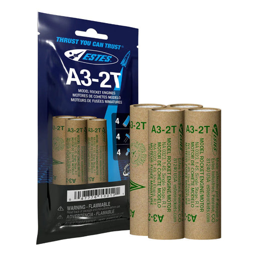 Estes Rockets - A3-2T Model Rocket Engines, (4pk) - for just $11.99! 