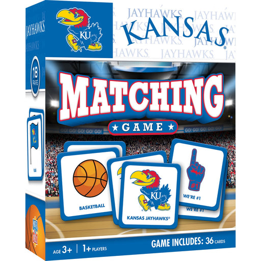 Kansas Jayhawks Matching Game - Premium Card Games - Just $12.99! Shop now at Retro Gaming of Denver