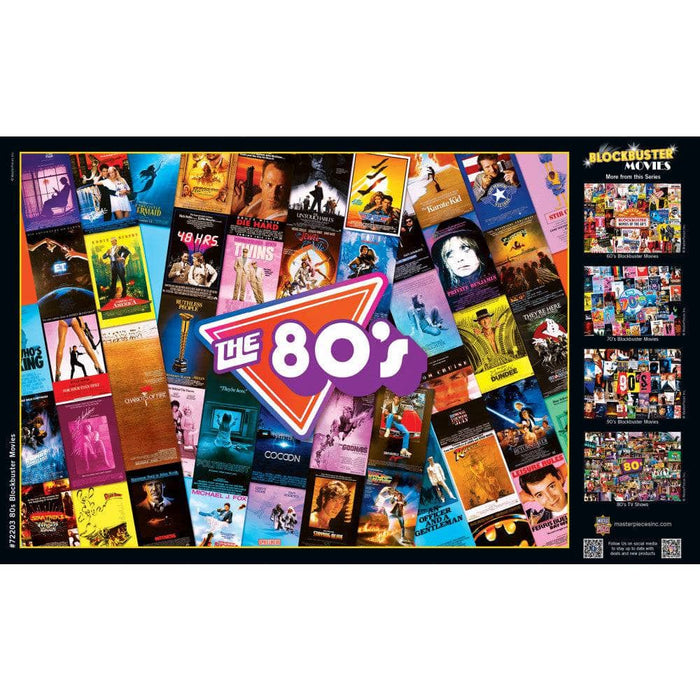 Blockbusters - 80's Movies 1000 Piece Jigsaw Puzzle - for just $16.99! 