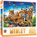 Medley - Tiger & Butterflies 300 Piece EZ Grip Jigsaw Puzzle - for just $7.99! 