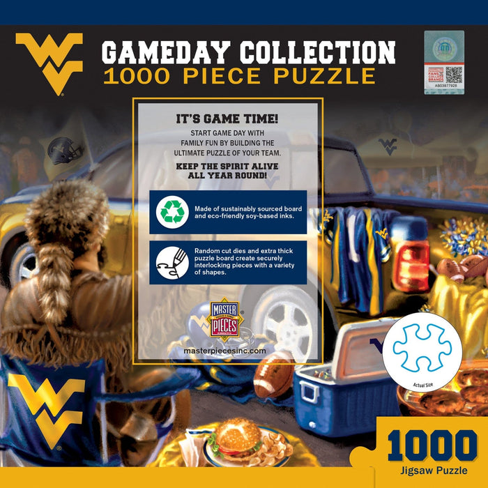 West Virginia Mountaineers - Gameday 1000 Piece Jigsaw Puzzle - for just $19.99! 