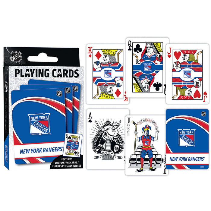 New York Rangers Playing Cards - 54 Card Deck - Just $6.99! Shop now at Retro Gaming of Denver