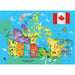 Explorers - Canada Map 60 Piece Jigsaw Puzzle - for just $12.99! 
