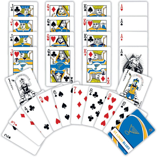 St. Louis Blues Playing Cards - 54 Card Deck - for just $7.99! 