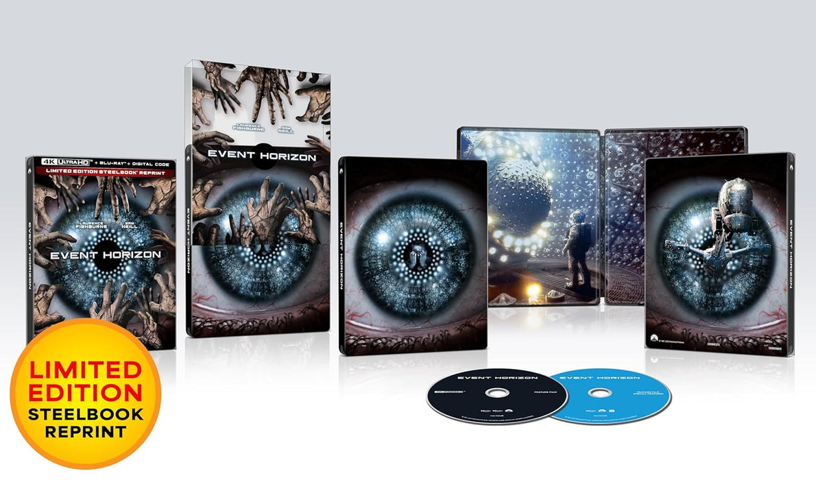 Event Horizon - Limited Edition Steelbook (4K Ultra HD + Blu-ray + Digital) - for just $39.99! 