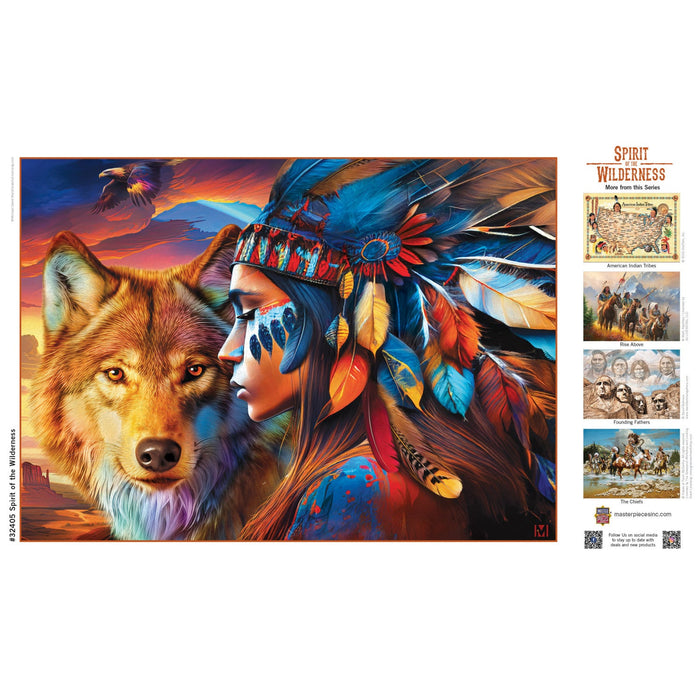 Tribal Spirit - Spirit of the Wilderness 500 Piece Jigsaw Puzzle - Just $14.99! Shop now at Retro Gaming of Denver