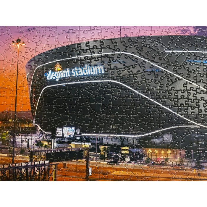 Las Vegas Raiders - Stadium View 1000 Piece Panoramic Jigsaw Puzzle - Just $19.99! Shop now at Retro Gaming of Denver