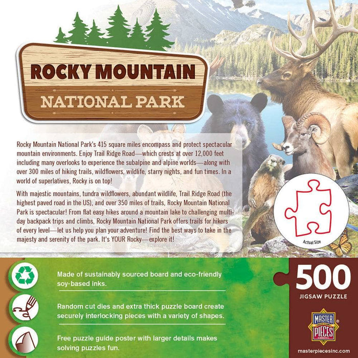 Rocky Mountain National Park 500 Piece Jigsaw Puzzle - for just $14.99! 