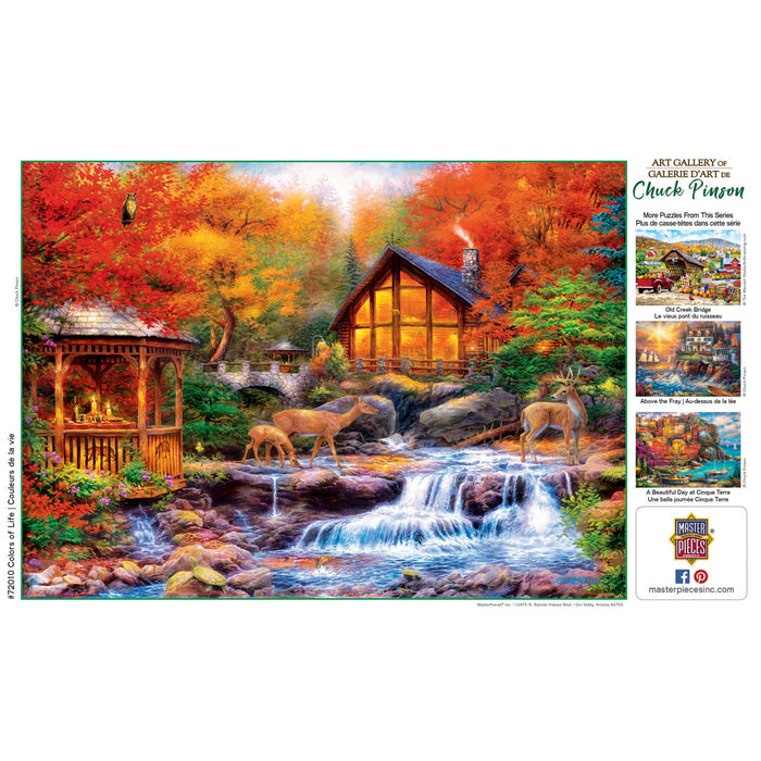 Art Gallery - Colors of Life 1000 Piece Jigsaw Puzzle - Just $16.99! Shop now at Retro Gaming of Denver