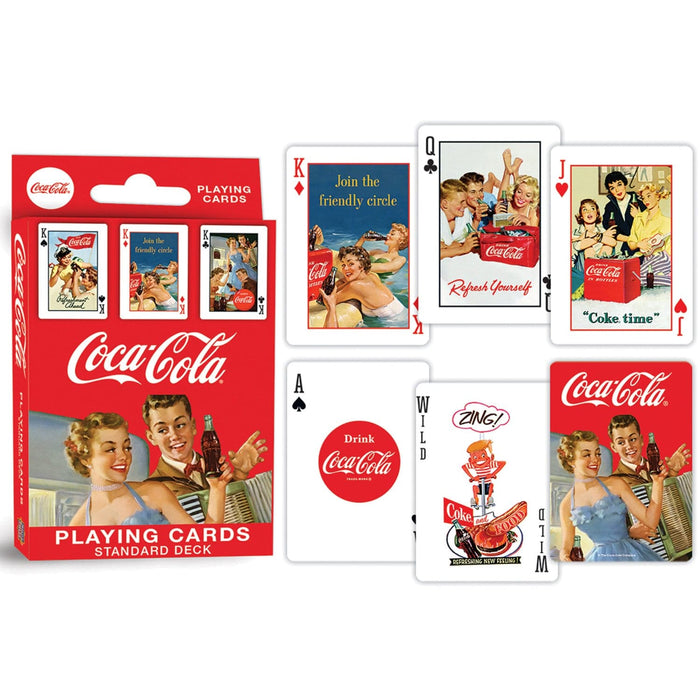 Coca-Cola Vintage Design Playing Cards - 54 Card Deck - for just $7.99! 
