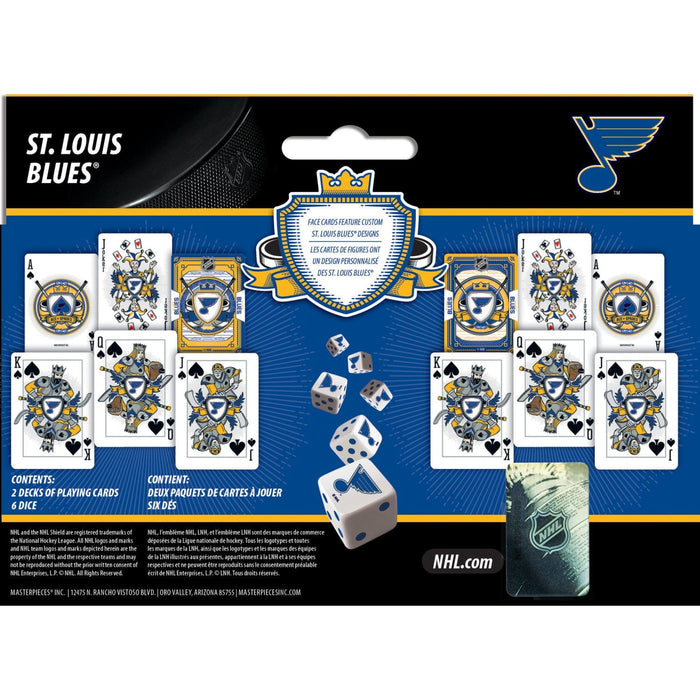St. Louis Blues - 2-Pack Playing Cards & Dice Set - for just $19.99! 