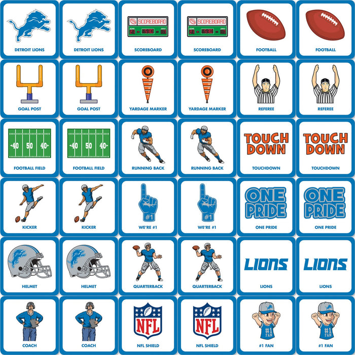 Detroit Lions Matching Game - Just $12.99! Shop now at Retro Gaming of Denver