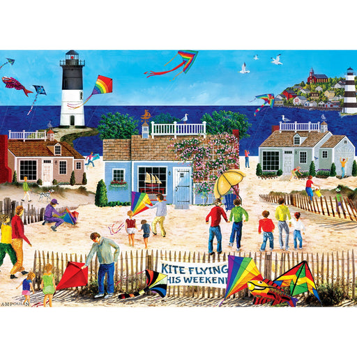 A.M. Poulin Gallery - Kite Flight 1000 Piece Jigsaw Puzzle - Just $16.99! Shop now at Retro Gaming of Denver