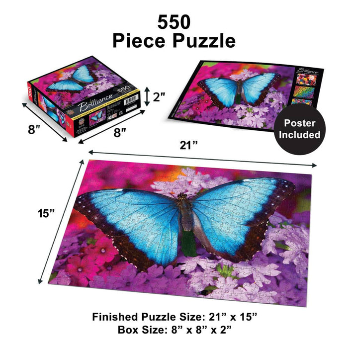 Brilliance - Iridescence 550 Piece Jigsaw Puzzle - for just $14.99! 