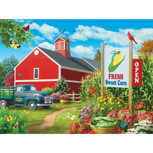 Farmer's Market - Country Heaven 750 Piece Jigsaw Puzzle - Just $14.99! Shop now at Retro Gaming of Denver