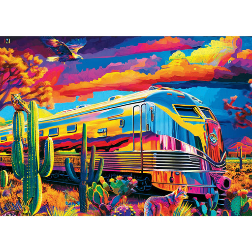 Roadsides of the Southwest - Desert Express 500 Piece Jigsaw Puzzle - Just $14.99! Shop now at Retro Gaming of Denver