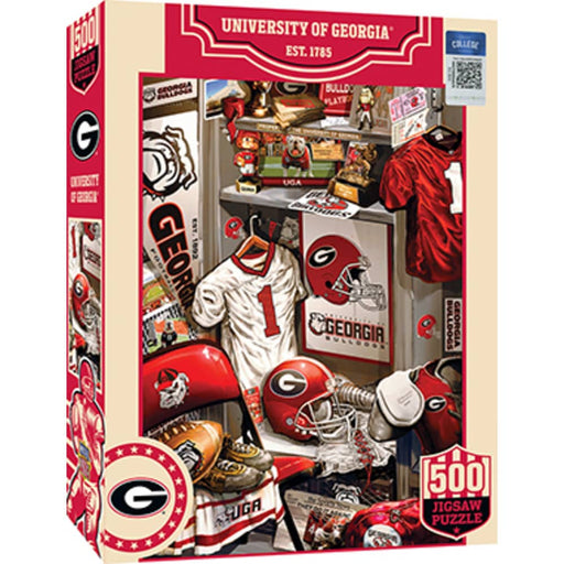 Georgia Bulldogs - Locker Room 500 Piece Jigsaw Puzzle - for just $16.99! 